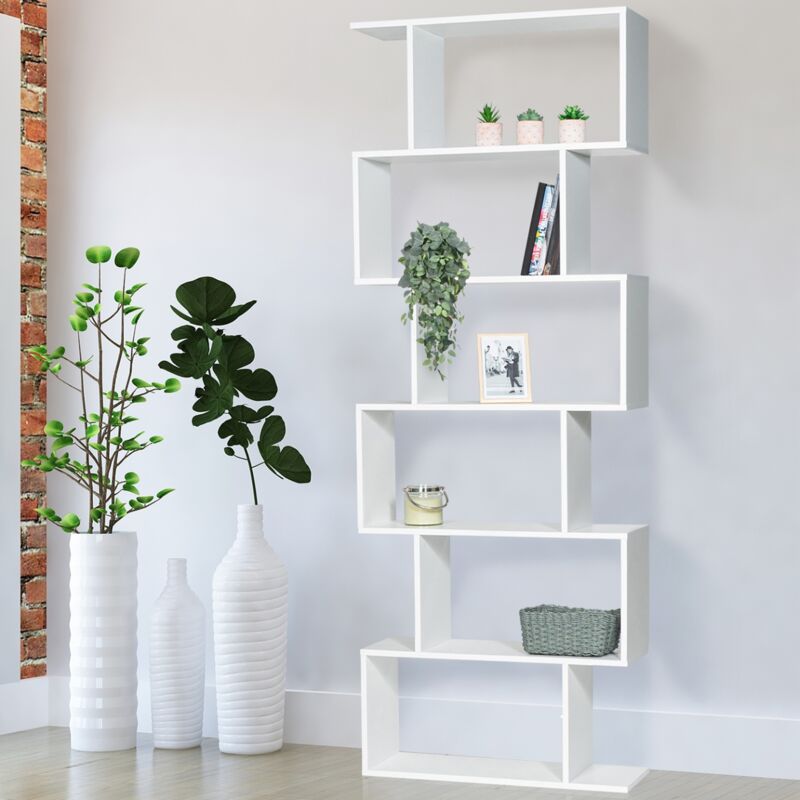 foto del prodotto libreria sofia form s legno bianco 189 cm