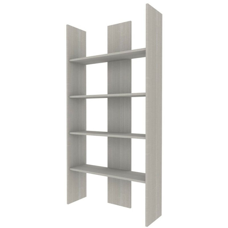 foto del prodotto libreria versatile design moderno, montaggio facile, ideale per soggiorno, studio e cameretta rovere rock