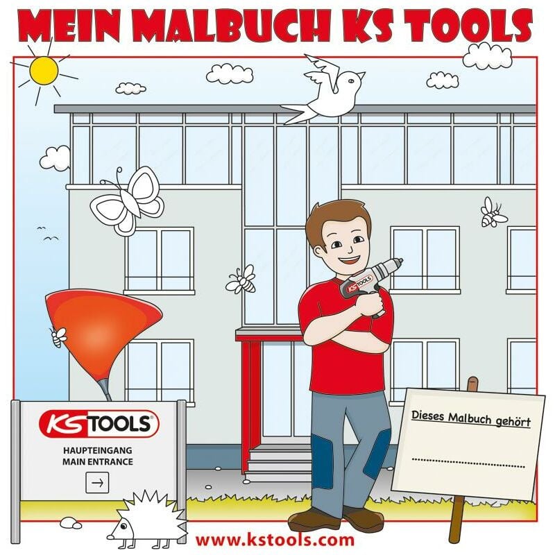 foto del prodotto libro da colorare degli utensili per bambini