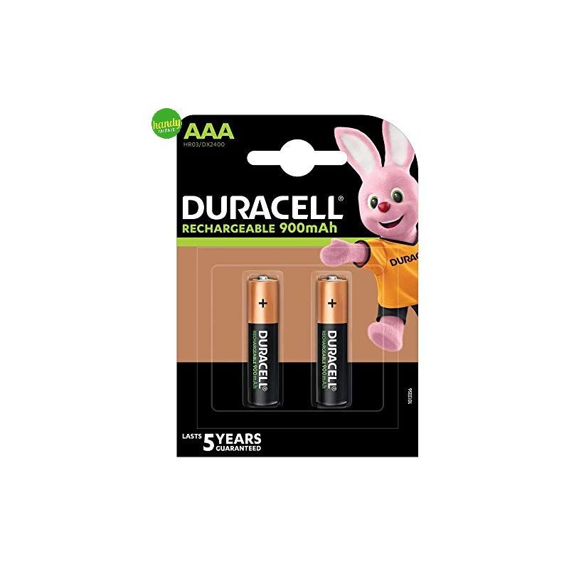 foto del prodotto liderpapel duracell pila ministilo aaa ricaricabile 2 pezzi