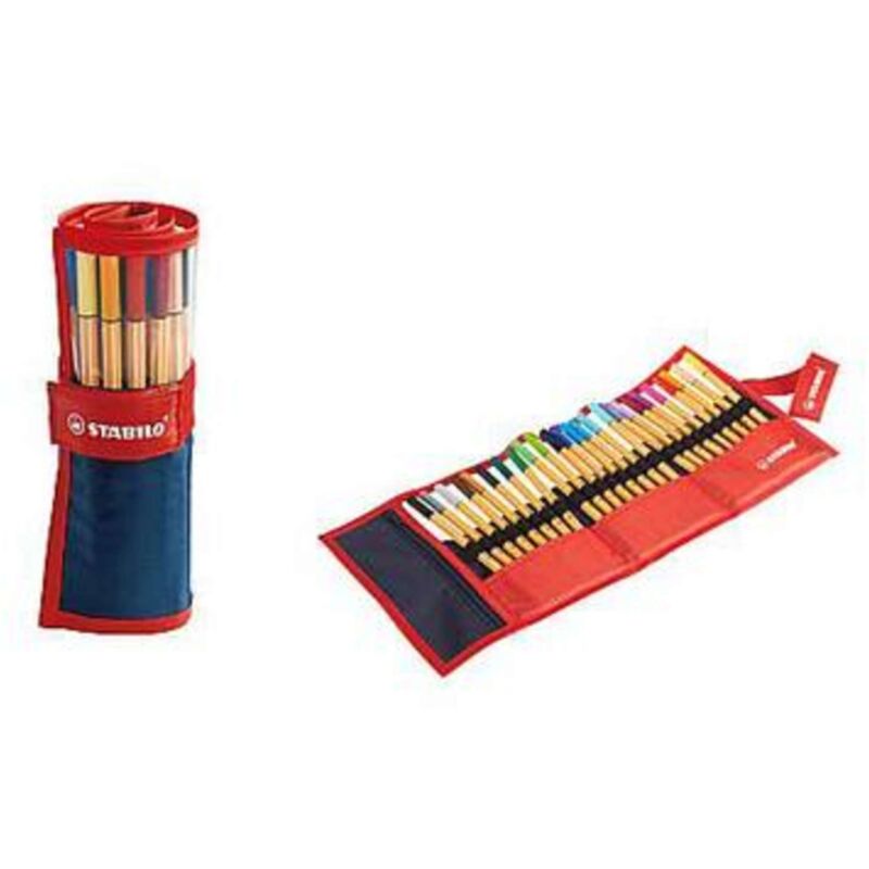 foto del prodotto liderpapel fineliner point 88 rollerset con 25 colori assortiti