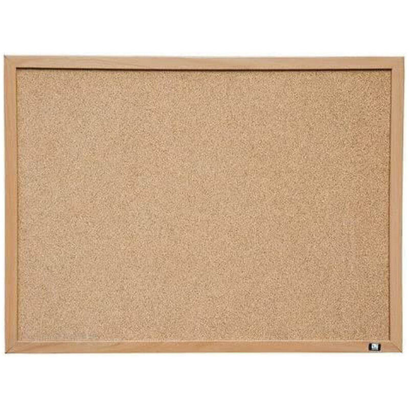 foto del prodotto liderpapel lavagna q connect sughero marrone 60 x 40 cm 