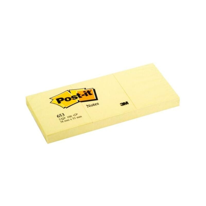 foto del prodotto liderpapel post it blocchi per appunti 653 giallo canarino 38x51 non encelofanados confezione 20