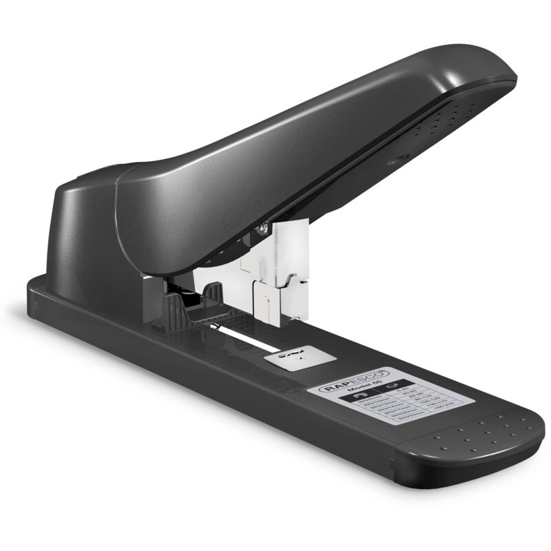 foto del prodotto liderpapel rapesco 1062 cucitrice per alti spessori av 55, cuce fino a 210 fogli, nero