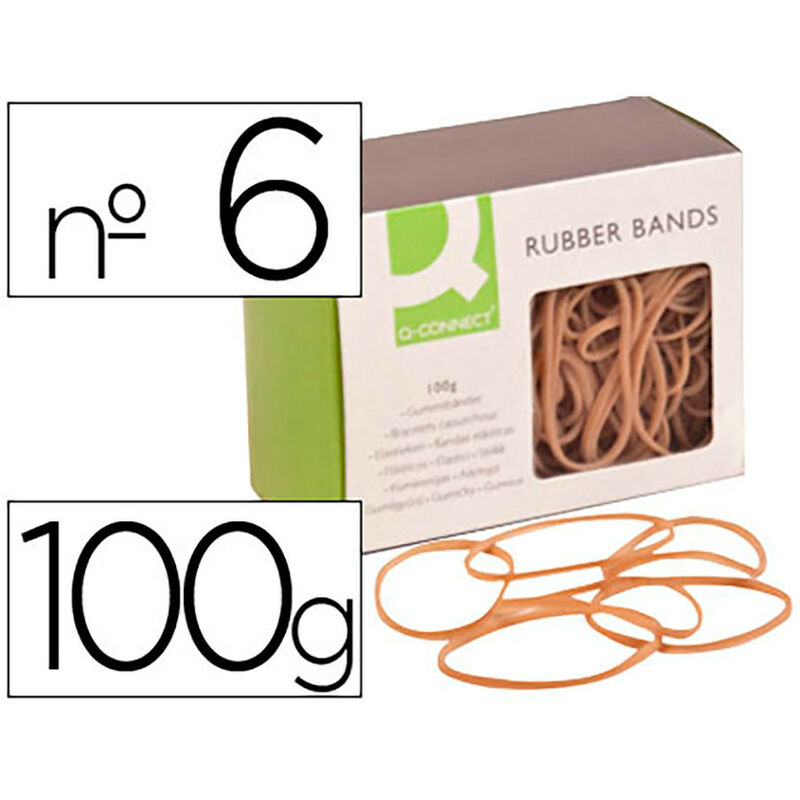 foto del prodotto liderpapel sling elastici q connect 100 100gfralatn n 6fralatn 60x2mm poly ufficio polivalenza