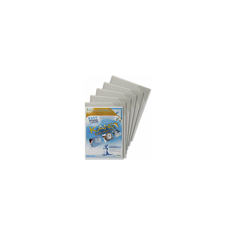 foto del prodotto liderpapel tarifold busta trasparente formato uni a4 con lato