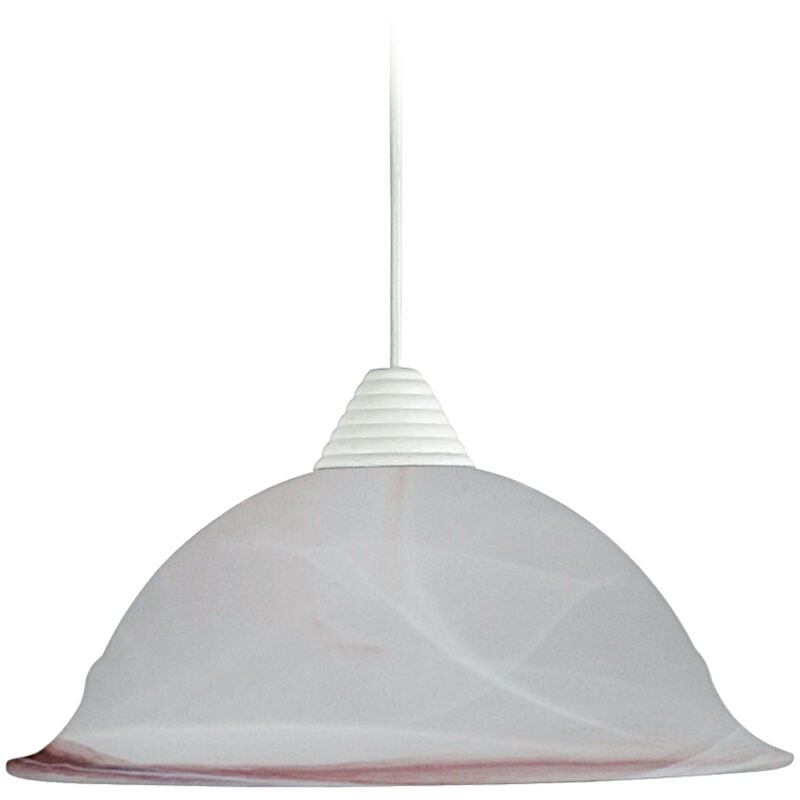 foto del prodotto lidia lampada sospensione da soffitto e27 1 luce 30cm tabacco