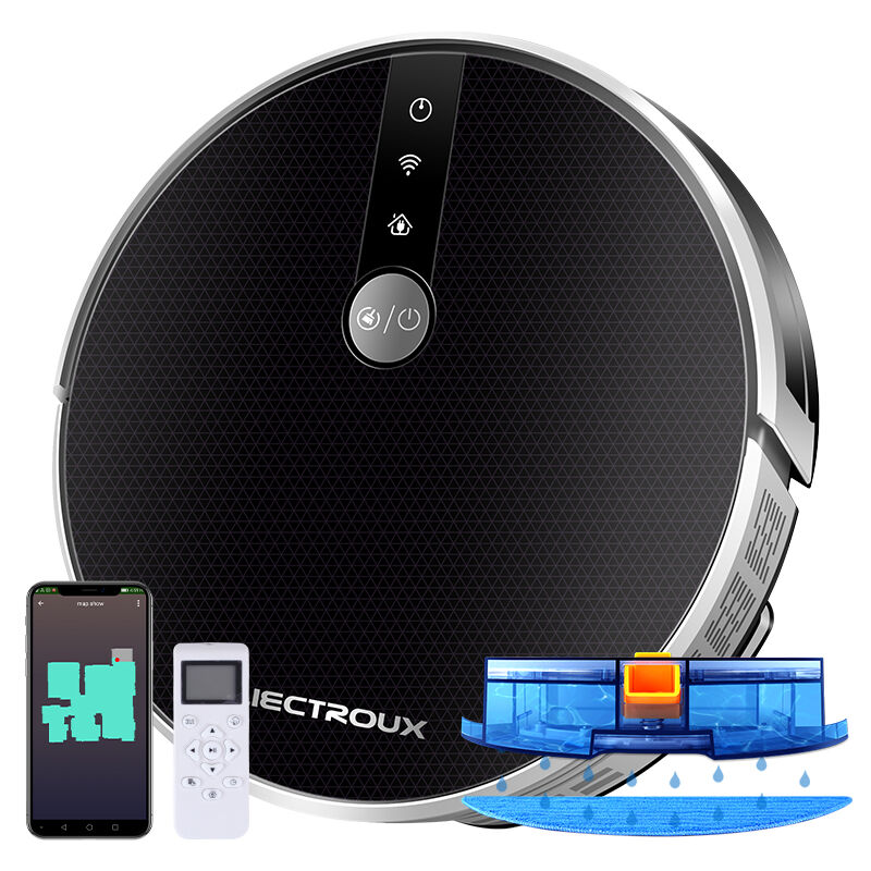 foto del prodotto liectroux robot aspirapolvere c30b, aspirazione 6500pa, wifi app e controllo vocale, ricarica automatica, funziona con alexa e google assistant, 5