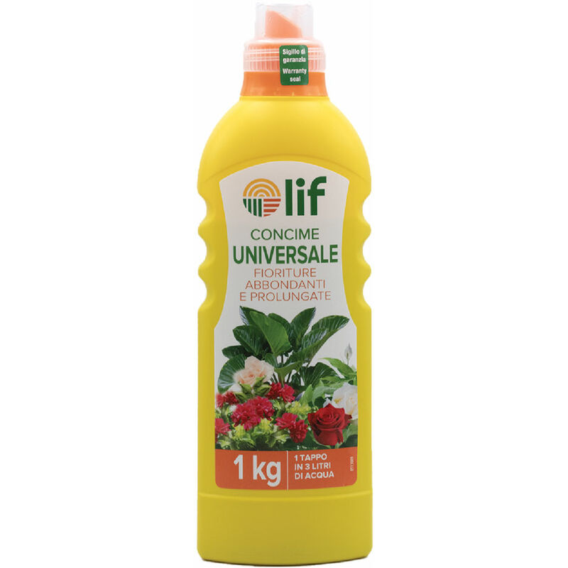 foto del prodotto lif concime liquido universale gr. 1000 piante verdi e da fiore