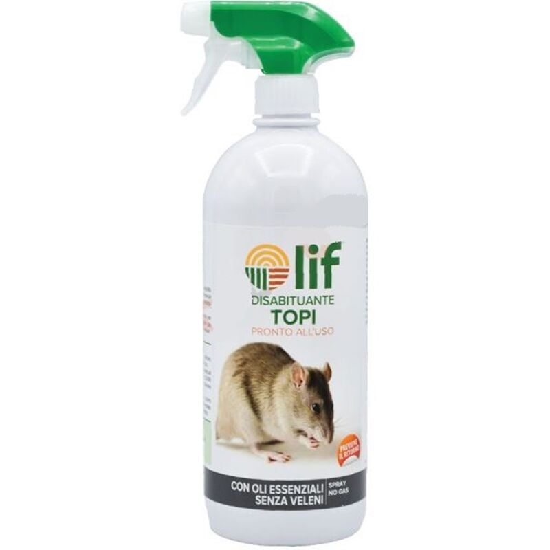 foto del prodotto lif disabituante per topi ml 1000 emana odore sgradito ai roditori. df 6125652