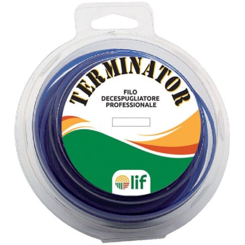 foto del prodotto lif filo decespugliatore professionale terminator in nylon con profilo tondo 3 mm 210 mt