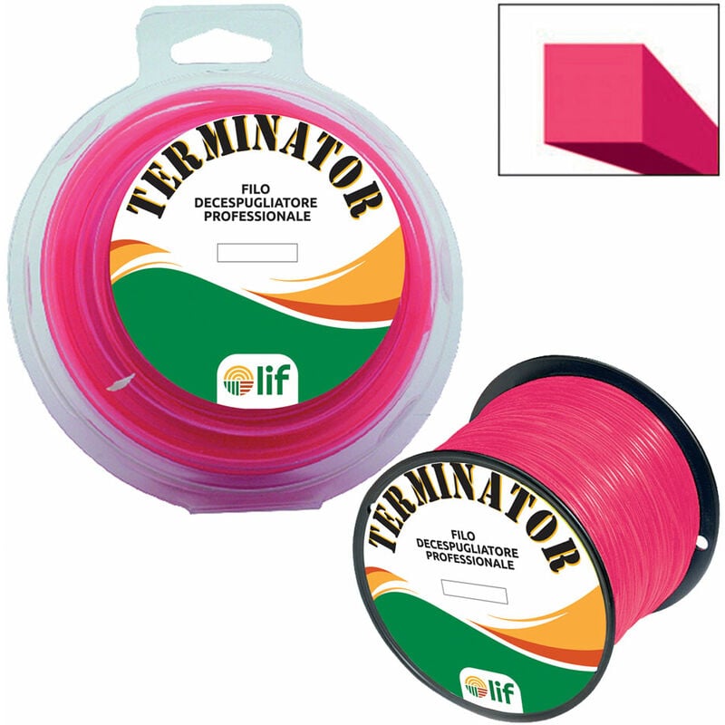 foto del prodotto lif filo professionale decespugliatore terminator mm 4 mt 30 profilo quadro. 