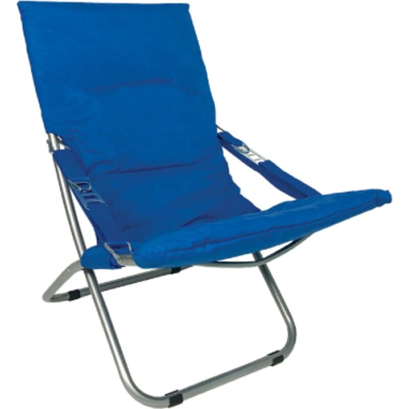 foto del prodotto lif sedia sdraio stintino tubolari in metallo tessuto in poliestere blu royal per spiagge e giardini