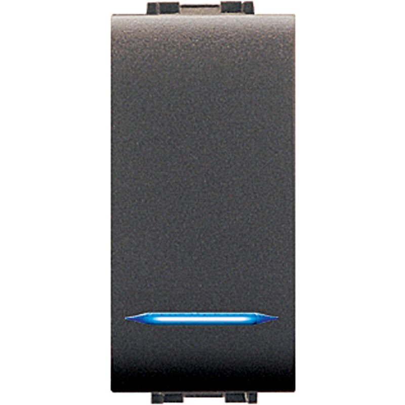 foto del prodotto life art.4013 deviatore unipolare illum. nero