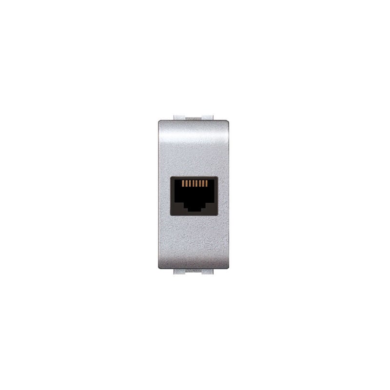 foto del prodotto life art.4084tec presa telef.rj11 plug6 4a