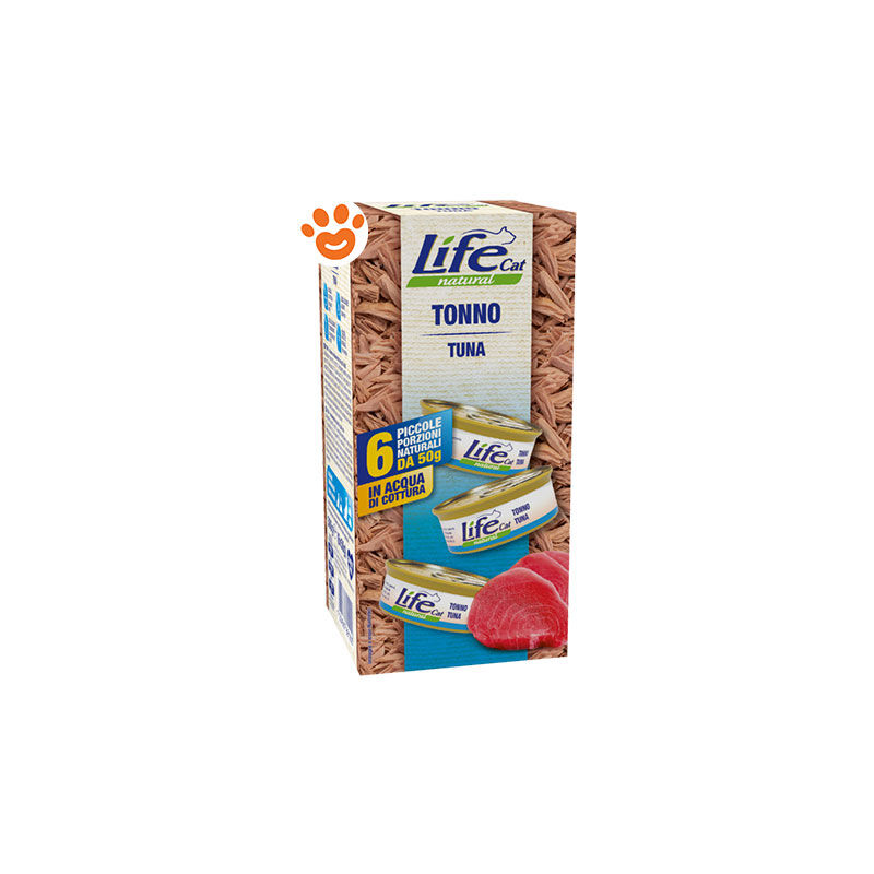 foto del prodotto life cat natural multibox tonno cat natural multibox tonno confezione da 6x50 gr