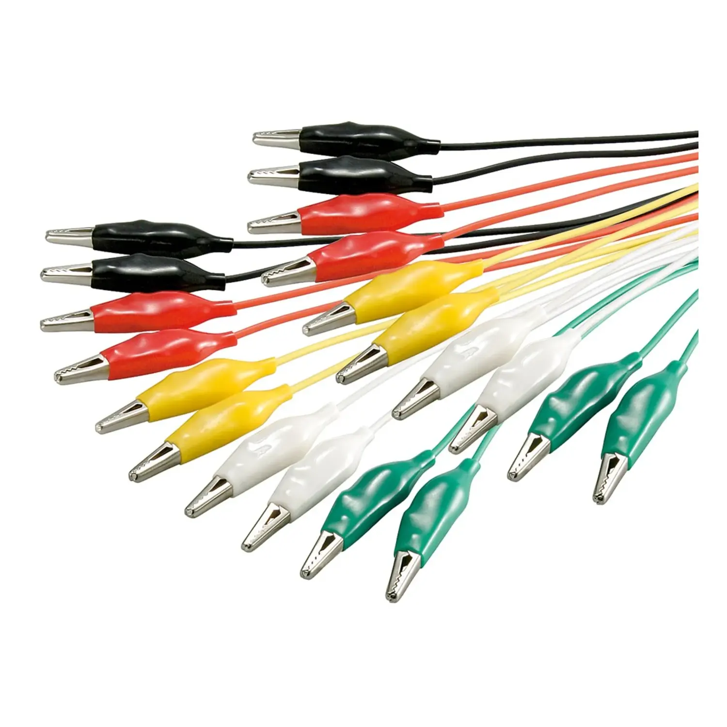 foto del prodotto life cavi di prova pinza a coccodrillo 48cm cavetti pinze 10 pezzi