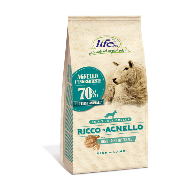 foto del prodotto lifedog per cani adulti da 12 kg