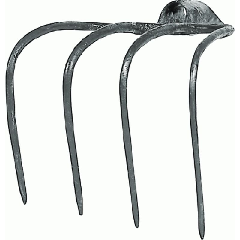foto del prodotto lifeingarden forca per coltivare 4 denti denti curvi. in acciaio forgiato.
