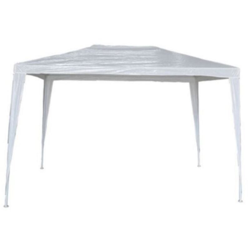 foto del prodotto lifeingarden gazebo macon telaio in acciaio verniciato e telo in polietilene mt 2x3 bianco per giardino esterno bianco 2x3 mt