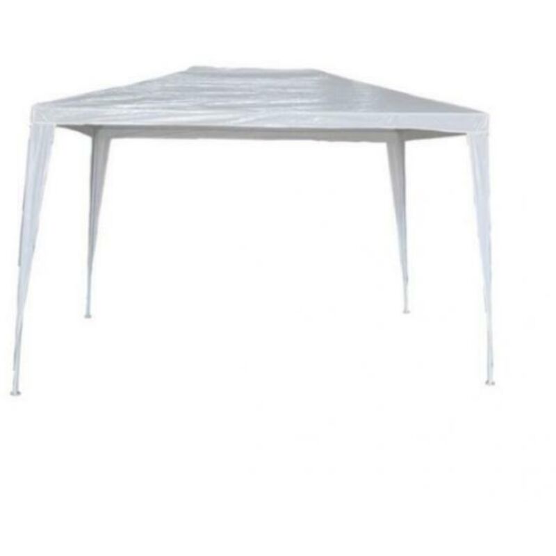 foto del prodotto lifeingarden - gazebo macon telaio in acciaio verniciato e telo in polietilene mt 3x3 bianco per giardino esterno bianco 3x3 mt