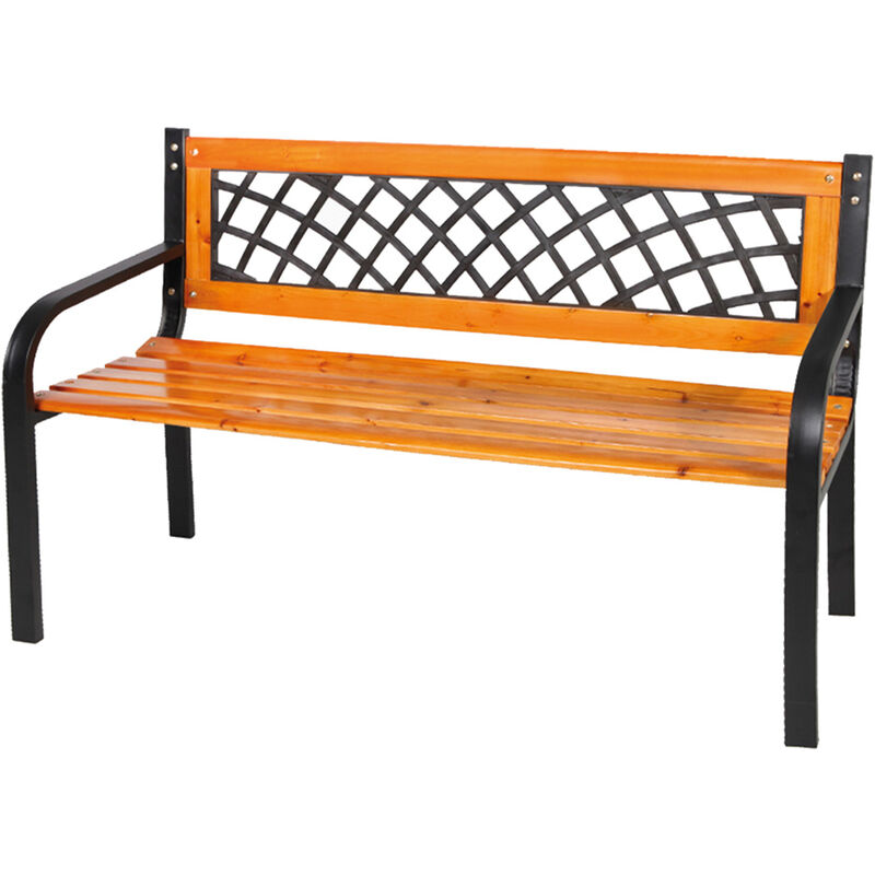 foto del prodotto lifeingarden panchina gurzia cm. 118 x 50 x h.75 nera