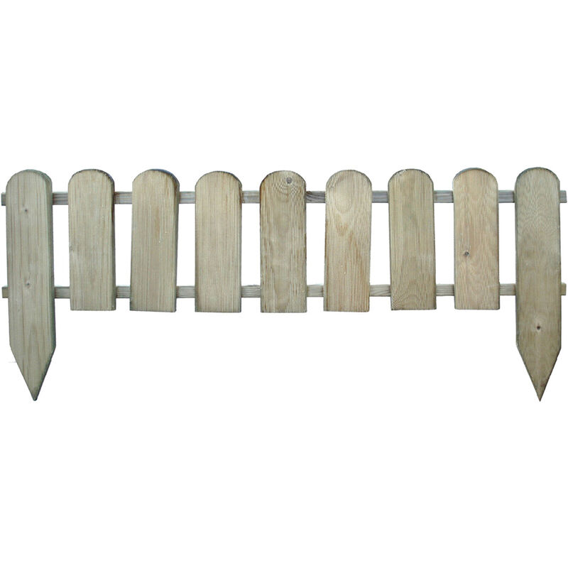 foto del prodotto lifeingarden steccato in legno inglese i cm. 110 x 3,2 x h.28 45
