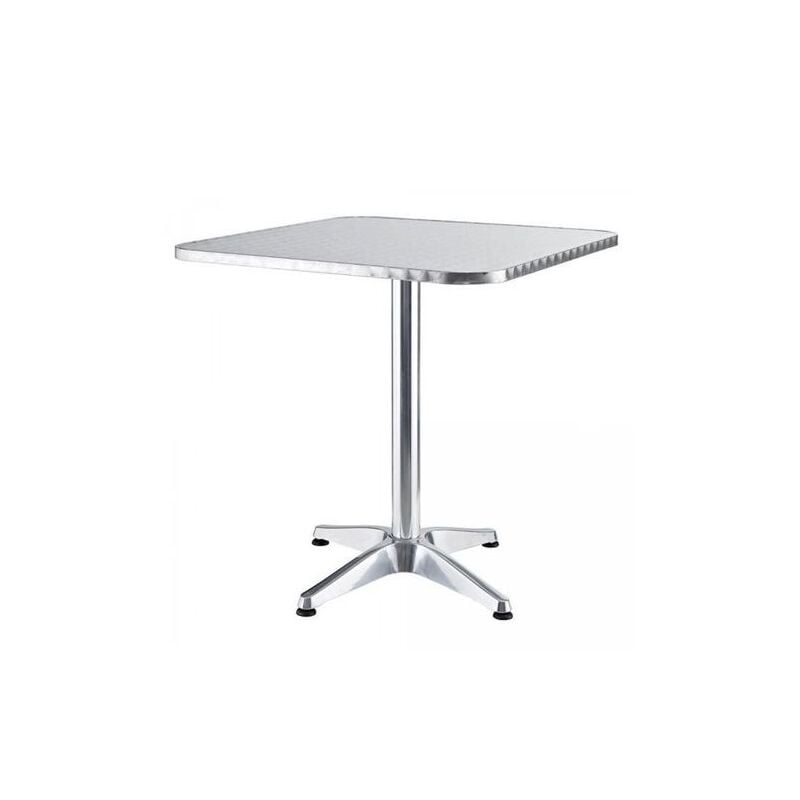 foto del prodotto lifeingarden - tavolo bar quadrato alluminio