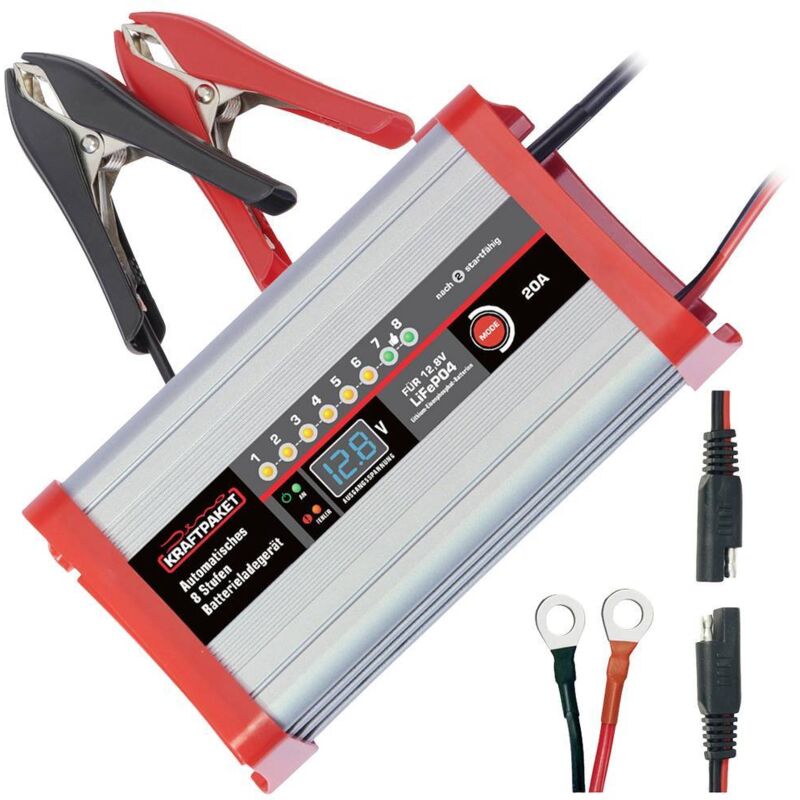 foto del prodotto lifepo4 20a 136342 caricatore 12 v dino kraftpaket