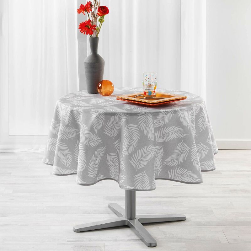 foto del prodotto lifette tovaglia rotonda, 180 cm, colore grigio douceur d int rieur