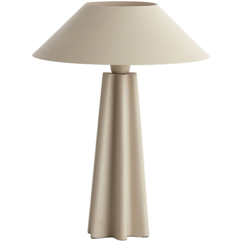 foto del prodotto light &amp; living - lampada da tavolo - cukai - beige - metallo -