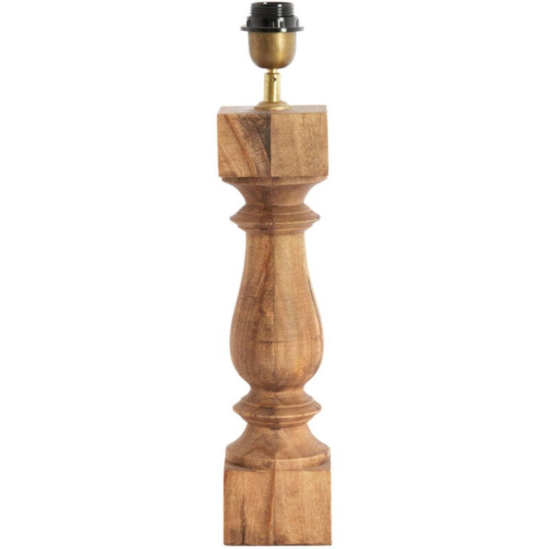 foto del prodotto light &amp; living - lampada da tavolo - cumani - naturale - legno -