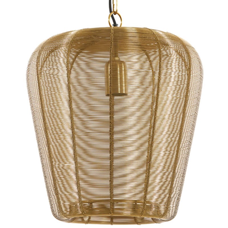 foto del prodotto light living lampada a sospensione adeta oro metallo 