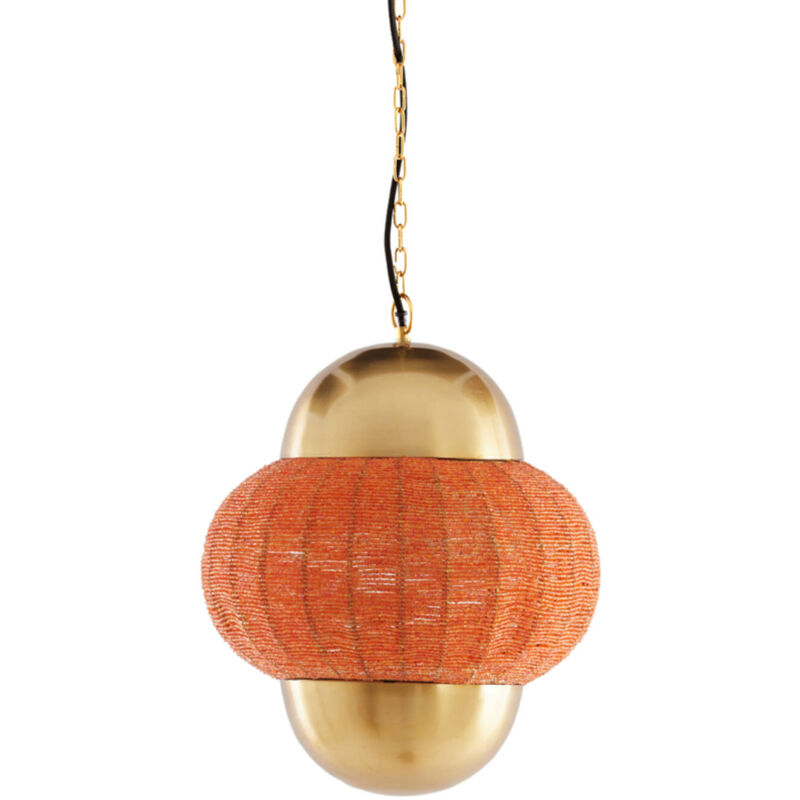 foto del prodotto light living lampada a sospensione cetara arancione 