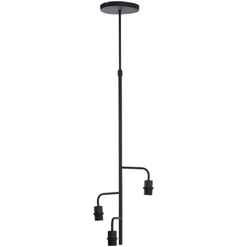 foto del prodotto light living lampada a sospensione edisa nero metallo 