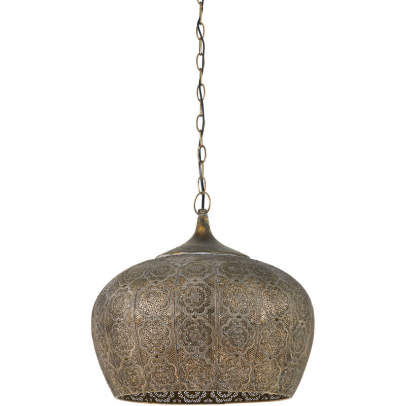 foto del prodotto light living lampada a sospensione emine marrone 