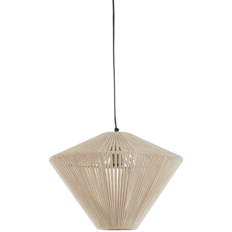 foto del prodotto light living lampada a sospensione felida beige cotone