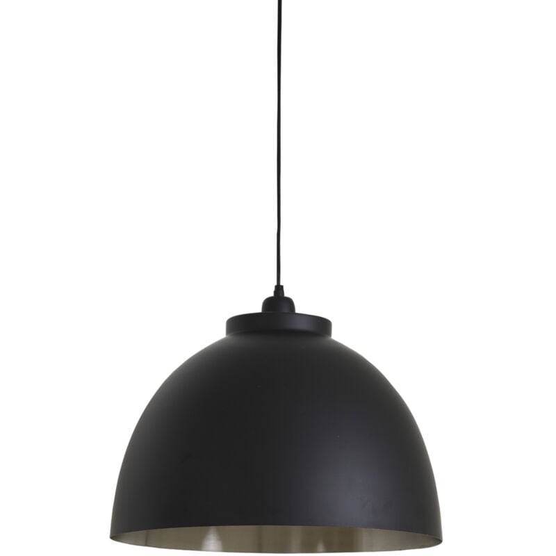 foto del prodotto light living lampada a sospensione kylie nero metallo 