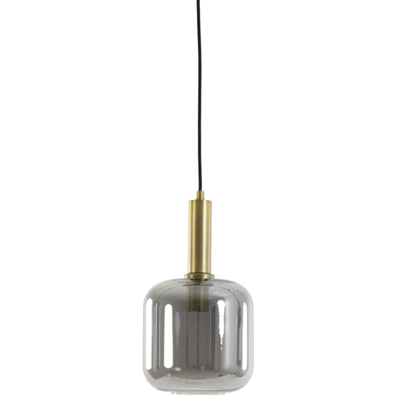 foto del prodotto light living lampada a sospensione lekar bronzo vetro 