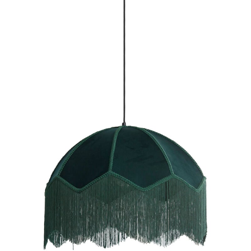 foto del prodotto light living lampada a sospensione malacia verde raffia