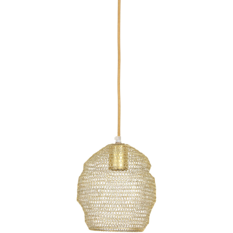foto del prodotto light living lampada a sospensione nola oro metallo 