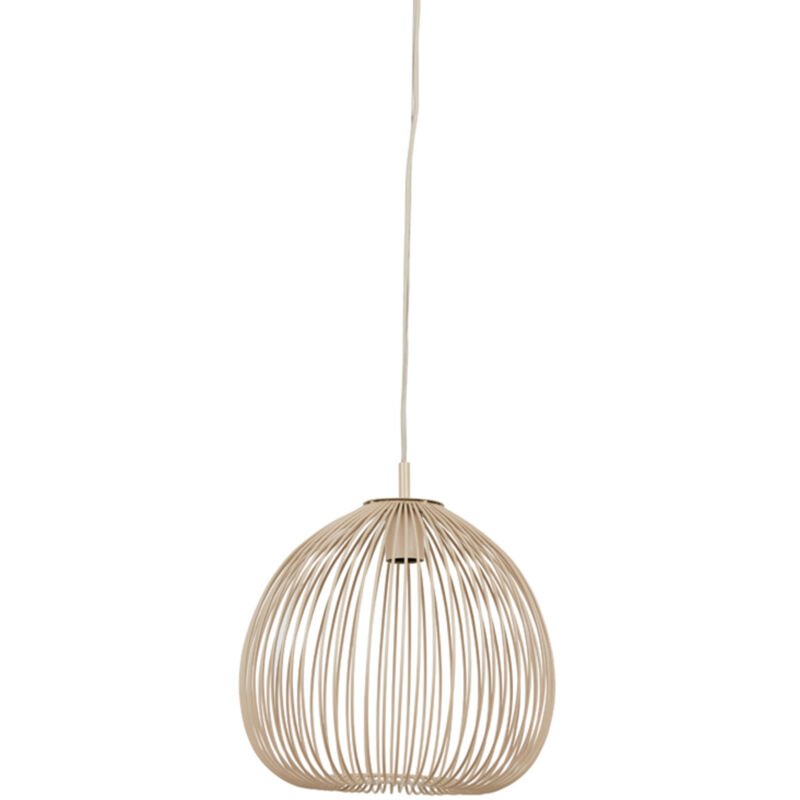 foto del prodotto light living lampada a sospensione rilana beige metallo