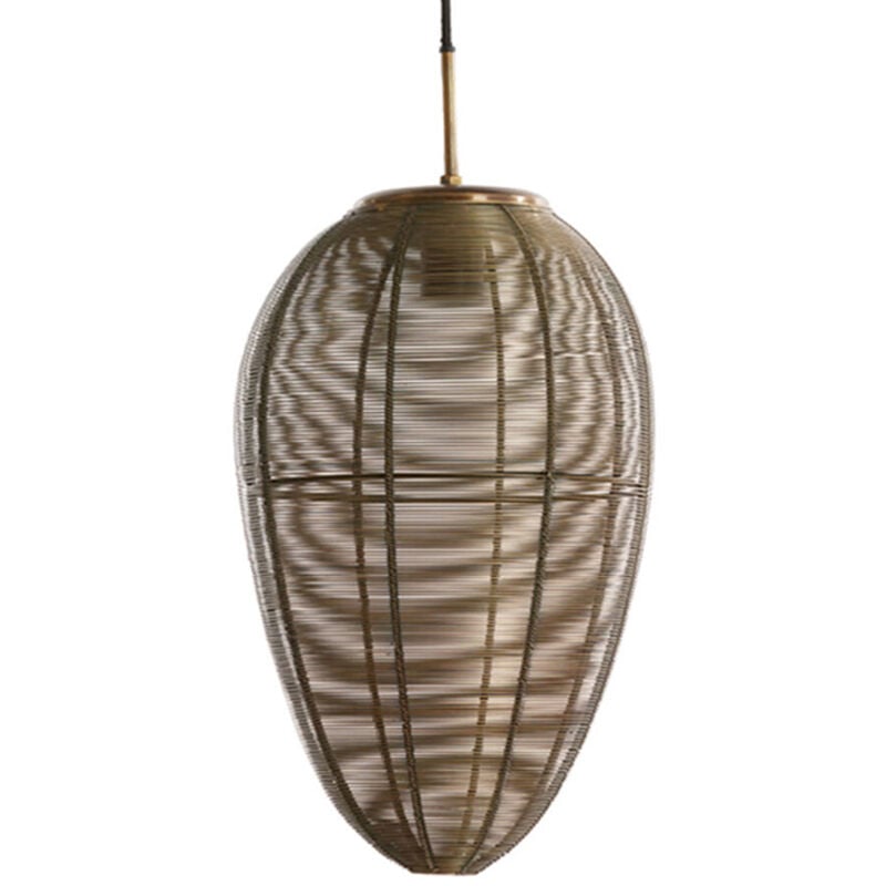 foto del prodotto light living lampada a sospensione yaelle bronzo 