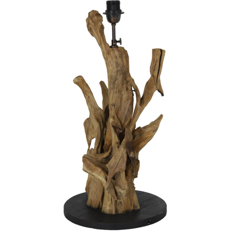 foto del prodotto light living lampada da tavolo arbanasi marrone legno 
