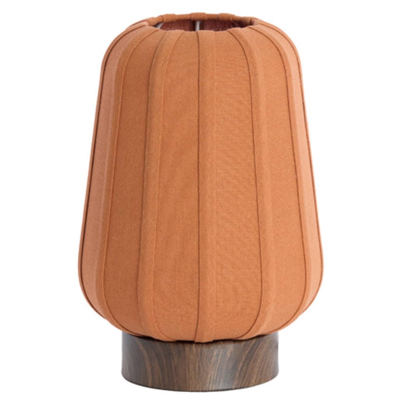 foto del prodotto light living lampada da tavolo bibury arancione tessile