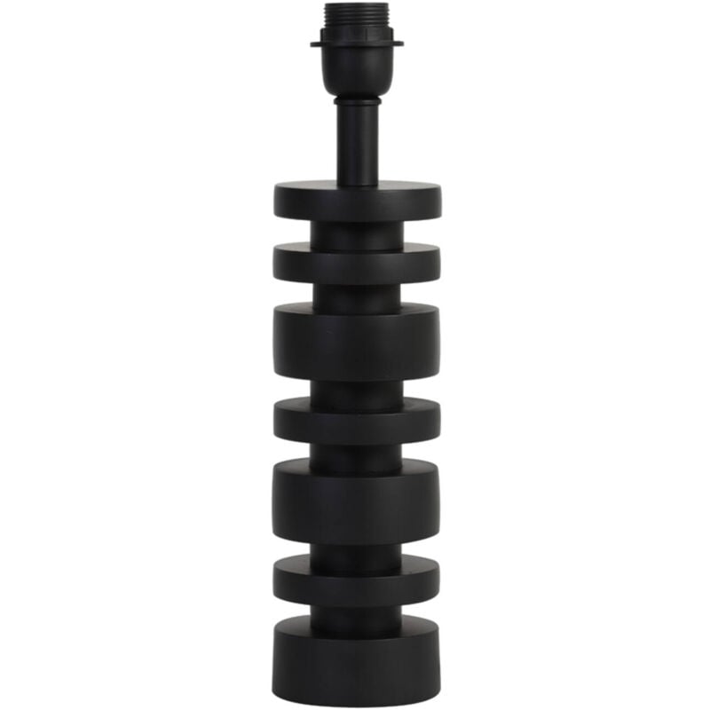 foto del prodotto light living lampada da tavolo desley nero metallo 