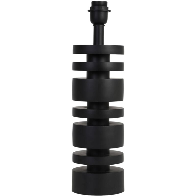 foto del prodotto light living lampada da tavolo desley nero metallo 