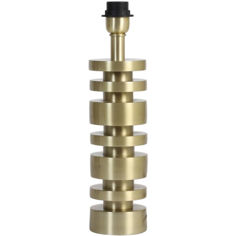 foto del prodotto light living lampada da tavolo desley oro metallo 
