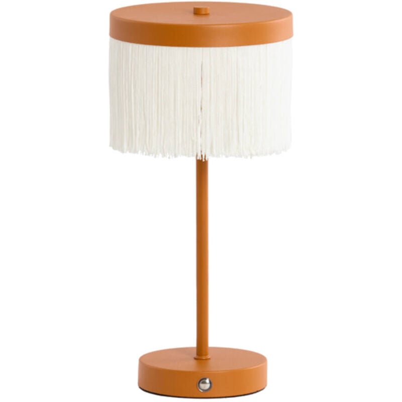 foto del prodotto light living lampada da tavolo diny arancione metallo 
