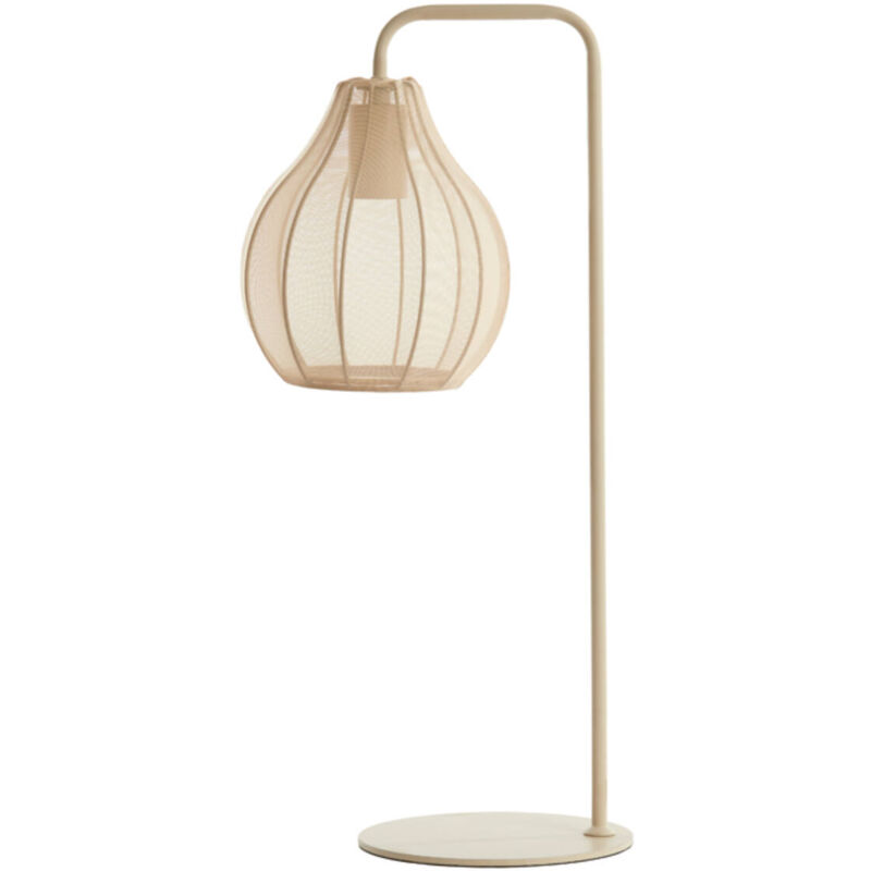 foto del prodotto light living lampada da tavolo elati beige tessile 